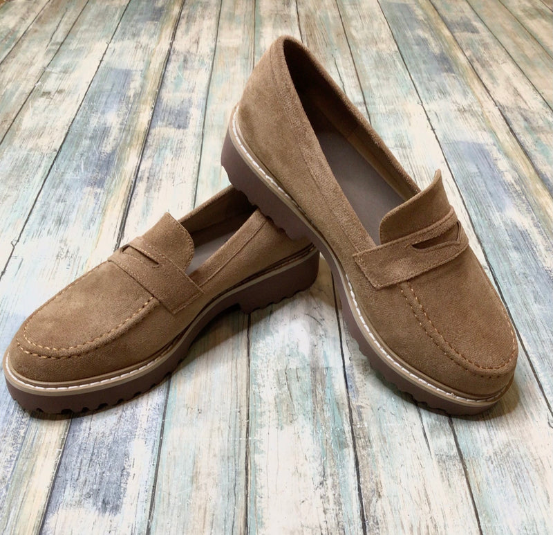 Corky's Boost loafer - tobacco suede