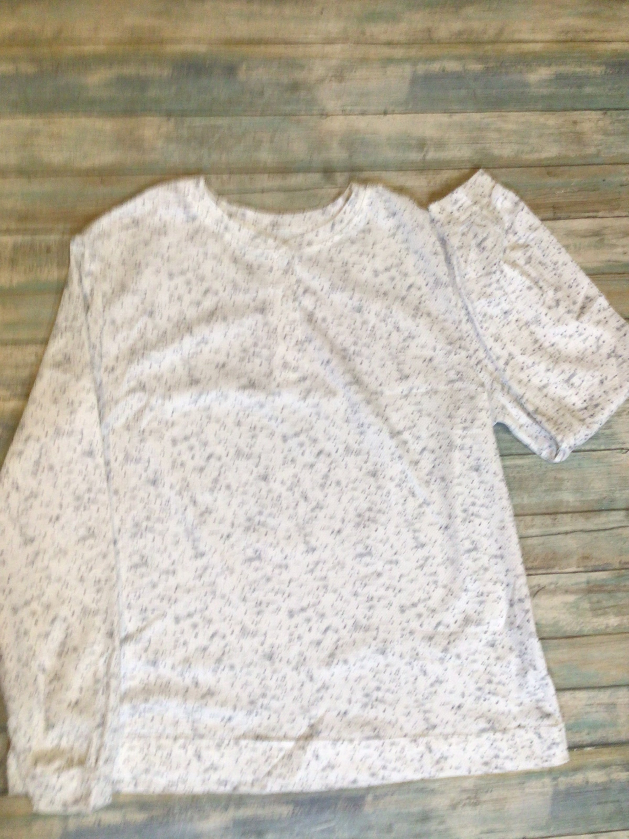 Speckled Long Sleeve Henley