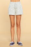 Leopard Knit shorts
