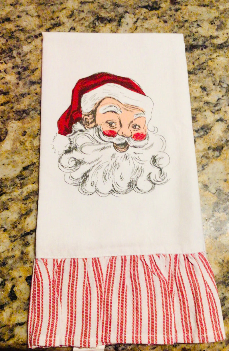 Jolly Santa towel