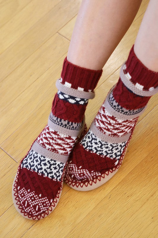 Nordic Slipper Sock Boot