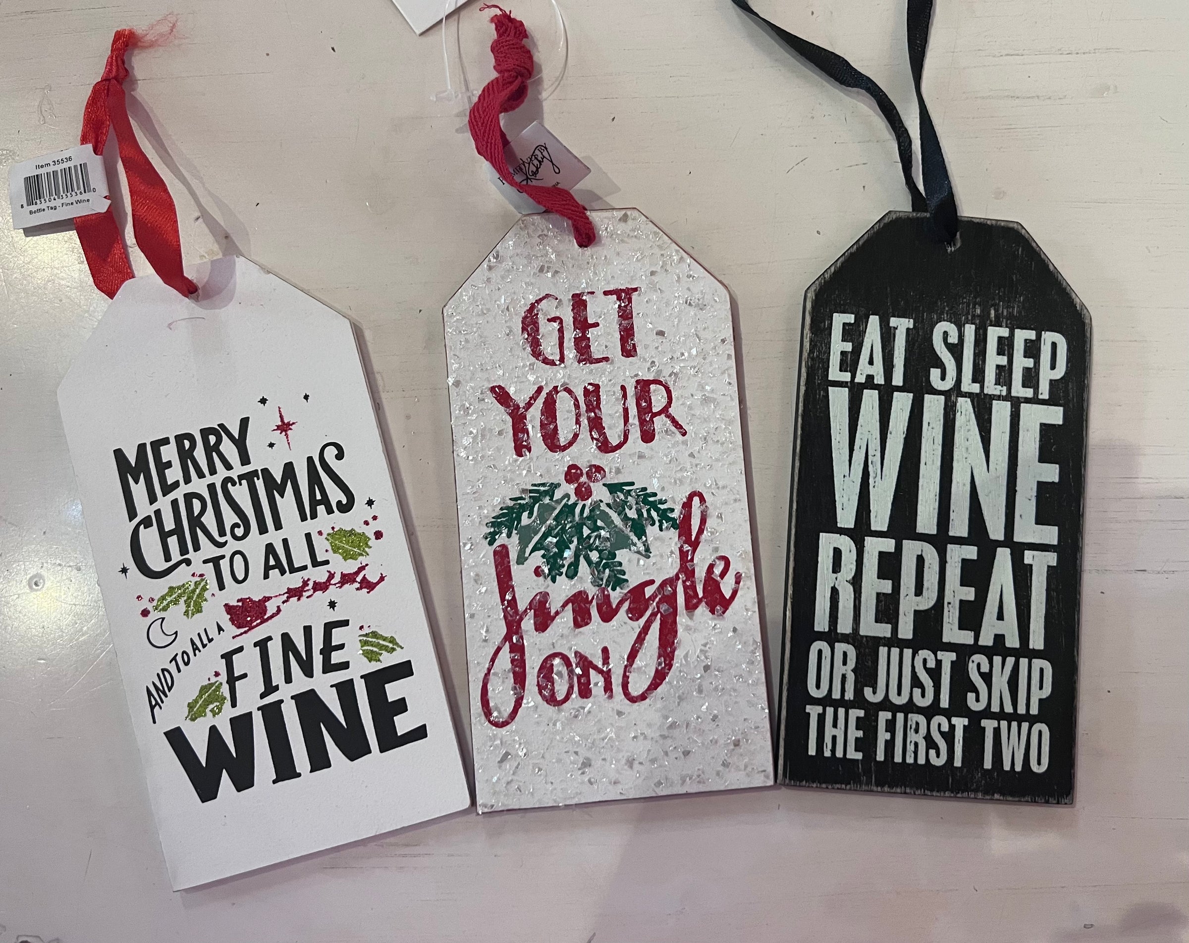 Christmas Bottle Tags