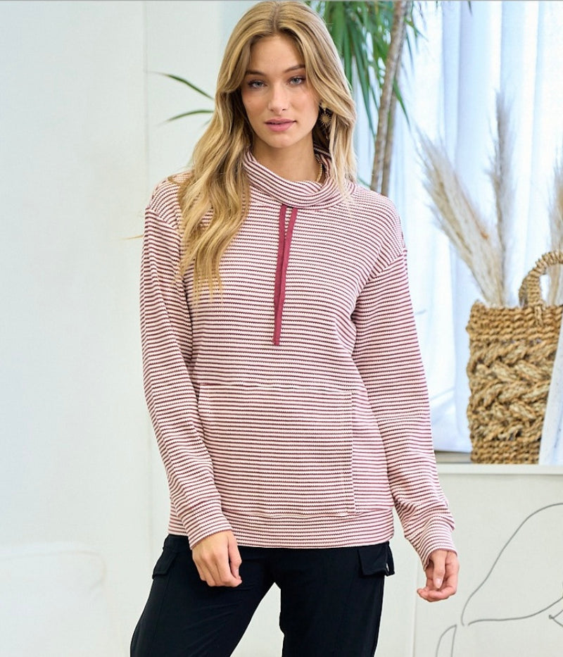 On The Run Berry Pullover