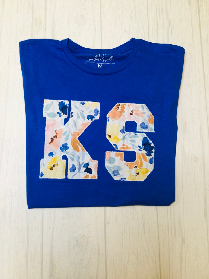 KS floral graphic tee