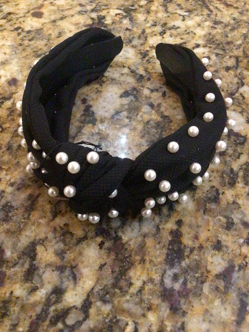pearl knotted headband