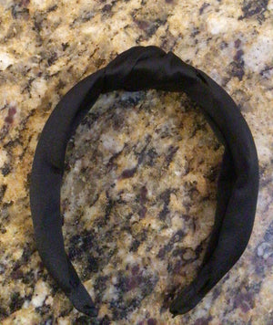 black satin headband