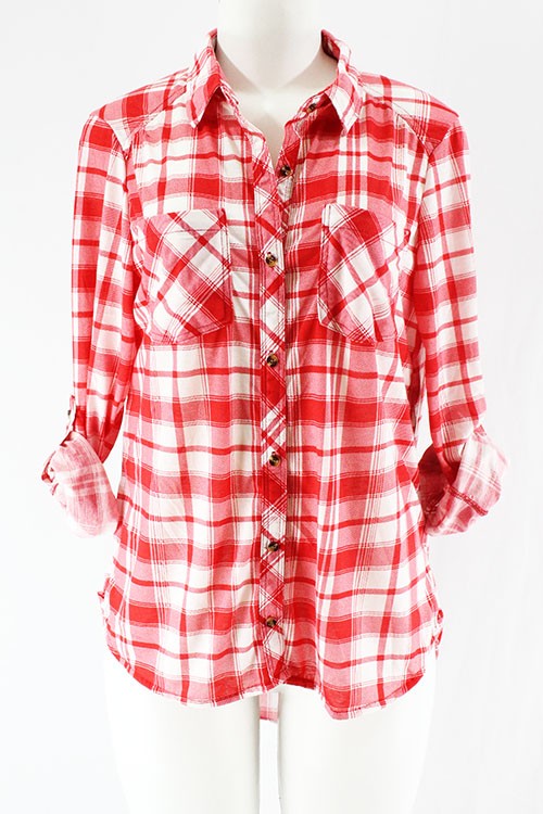 Red and White Plaid